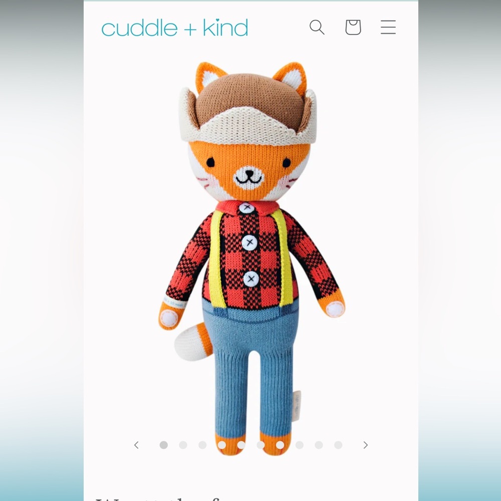 Cuddle + Kind Wyatt the Fox 13”